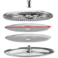 Stainless Steel French Press Filters,Containing Spiral Disk,Mesh French Press Screen Disk for Wide F