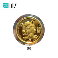 2026 Chinese New Year Horse Red Packets 999.9 Pure Gold Coin 0.10g AP0012