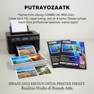 COMBO BRAND PHOTO PAPER A4 CONTENTS 20 SHEETS 180 GSM THICKNESS COMBO PHOTO PAPER 180 gsm A4