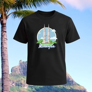 Tee 100% Cotton kapas lelaki perempuan twin tower untuk pelancong travel souvenir
