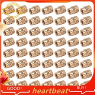 [Hot-Sale] 120Pcs M3X5.7-OD4.6 Thread Knurled Brass Threaded Heat Set Heat Resistant Insert Embedmen