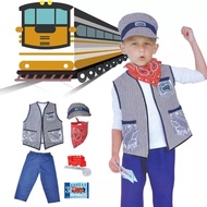 Xie Train engineer train driver costume train engine profession costume