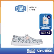 HEYDUDE รองเท้าลำลองผู้หญิง WENDY MINNIE MOUSE PRINT รุ่น 44856-1HK - GREY MULTI