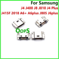 10-50pcs For Samsung J4 J400 J8 J810 2018 J4 Plus J415F 2018 A6+ A6plus J805 J6plus Phone Usb Charge