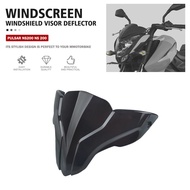 For BAJAJ Pulsar NS200 NS/200 RS/200 AS Motorbike Accessories Front Windshield Windscreen Windproof 