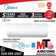 [MTO] Midea 1.0HP~2.5HP R32 NON Inverter MSAG Xtreme Cool Aircond Air Conditioner