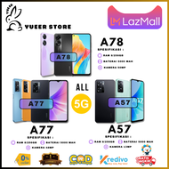 HP OPPO A78 / A57 / A77 Ram 8 GB / 256 GB [ ALL Support jaringan 5G ] Handphone Smartphone Android b