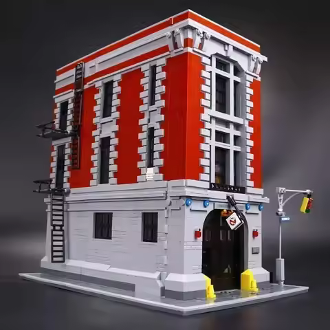 4634 PCS Firehouse Headquarters Building Blocks Bricks Birthday Gift Toys With 16001 75827 Compatibl