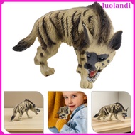 Collectible Educational Toys Animals Model Simulation Ornaments Wildlife Hyena Figurine  luolandi