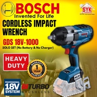 SYK BOSCH GDS 18V-1000 GDS18V-1000 18V Professional Cordless Impact Wrench Mesin Impak Sepana Tanpa 