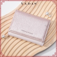 Tracey Denim Textured Bifold Vegan Leather Short Wallet