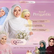100WARNA BAWAL CURVE cotton bidang50 NIKAH PENGANTIN TUNANG BUCU BULAT bawal crowncantik