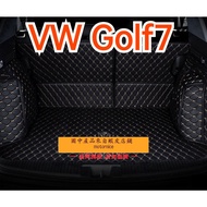 Suitable for Volkswagen VW golf7 Travel Edition Car Leather Fully Enclosed Rear Trunk Mat Golf Rear 