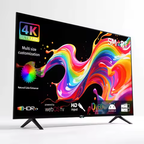 Factory LCD LED TV Android Television 4K Smart TV 43 50 55 65 Inch Cheap Flat Screen TV for Sales
