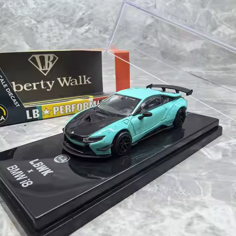 Para64 1:64 Lbwk Bmw I8 Widebody Modified Sports Car Model Car Ornament Official Flaws Not Covered
