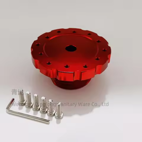 Replacement 90mm Aluminum Alloy Steering Wheel Adapter | Compatible with Thrustmaster T300 T500 Momo