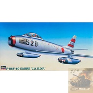 Hasegawa 1/48 F-86F-40 Sabre J.A.S.D.F Fighter Aircraft Model World War Assembled
