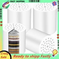 Vitamin C Infused 20-Stage Shower Filter - 4PCS Replacement Set for Cleaner Water