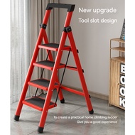 Kinbolee Foldable Step Ladder Thickening 3 Step 4 Step Security Upgrade Household Ladder