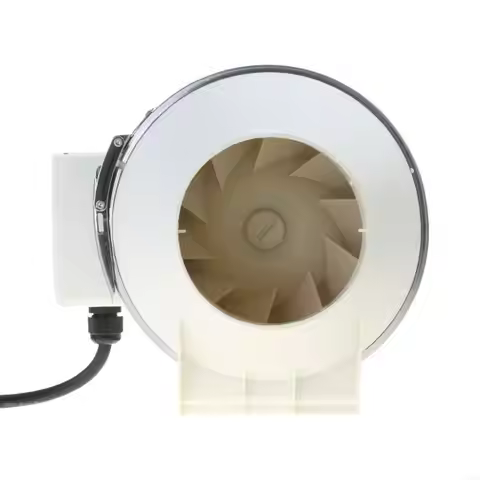 3/4inch Exhaust Fan Quiet Inline Pipe Duct Fan Bathroom 220V Extractor Fan N58D