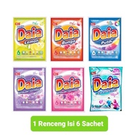 •JEJU• {ISI 6 SACHET} DAIA DETERGENT POWDER 45GR - DETERJEN BUBUK DAIA KEMASAN HEMAT