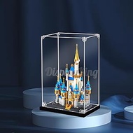 Acrylic Display case with Screw for Lego® Mini Disney Castle 40478 (Lego Set is not Included) (No Background)