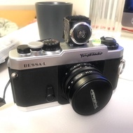 Voigtlander Bessa L with 15mm f4.5 Leica L39 M39 LTM mount plus 15mm viewfinder