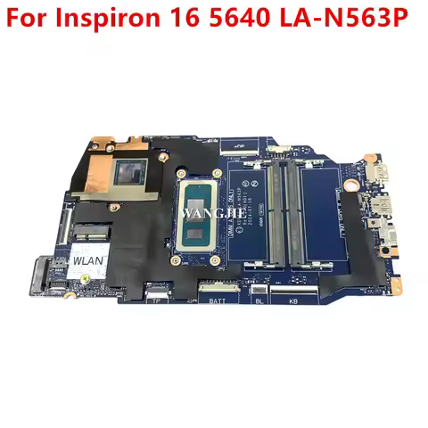 KDI61 LA-N563P For Dell Inspiron 16 5640 Laptop Motherboard CN-0W8FGG 0W8FGG SRN7Q SRN7Q (Intel Core