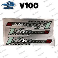 Suzuki V100 Sticker Set (V100 TYPE S ADDRESS) Pelekat