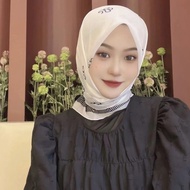 Head Scarf Gauze Square Scarf Thin 90/90 Square Scarf Anti-slip Head Scarf Gauze Printed Square Head