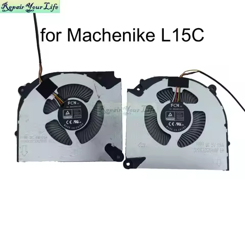 Laptop Cooling Fan for Machenike L15C Notebook, CPU GPU FAN Cooler FPP6 FPP7 DFS5K223052830Q DFS5L32