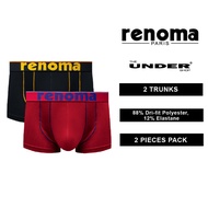 RENOMA 2pcs Men Trunk Dri-Fit Microfiber Polyester Elastane Fifa Limited Edition Underwear (RXX6372)
