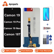 LCD For Tecno Camon 18T 19 Camon19 Pro Neo CI6n CI8 CI7n CH6i 4G 5G Display Touch Screen Digitizer A