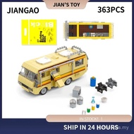 y553 Breaking Bad Retro RV Building Modle Set Classic TV Show Camper Van Model Toy Collectible Gift 