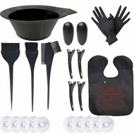 Hair Dyeing Tools Hair Dyeing Bowl Hair Dyeing Shawl Hair Dyeing Brush Hair Dyeing Comb 23-Piece Set