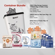 [FREE CONTAINER] BEAST B42 Beauty Skin, Meat Donut, U36 Urinary Guard Kibbles (1.5kg), Beauty+, Kitt