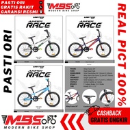 [GARANSI RESMI] UNITED JUMPER RACE ALLOY FRAME V-BRAKE / SEPEDA BMX 20 inch ANAK LAKI Dewasa REMAJA
