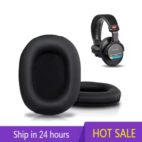 For SONY 7506 Headphone Earpads SONY MDR 7506 MDR-V6 MDR-CD900ST Ear Pads Headphone Gaming Cover Cus