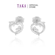 TAKA Jewellery Dolce 18K Gold Earrings Dolphin