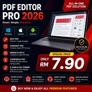 Adobe PDF Editor 2026 | PDF Coverter | PDF Pro | Windows | MacOS  | PC / Laptop