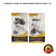 UI BOARD+ C/C+MIC+HF INFINIX SMART 6/X6511B (MAC+) +IC