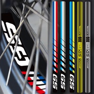Motorcycle Wheel Sticker Reflective Rim 40 Years GS Decal Accessories For R1200 GS Adventure 06-18 r