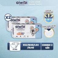Combo 2 Aiwibi Comfy Dry Diapers / Diapers Breathable And Dry High Quality Diapers For 12 Hours Larg