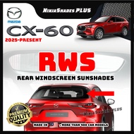 🇲🇾NinjaShades PLUS Mazda CX-60 CX60 2025-Present [RWS] REAR Windscreen Car Sunshades PREMIUM Quality