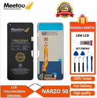 Lcd Touchscreen Narzo 50 Fullset Original Free Lem obeng/Lcd Original Narzo 50