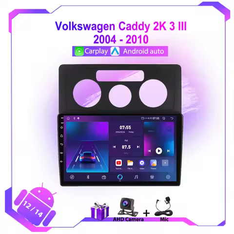 Android For Volkswagen Caddy 2K 3 III 2004-2010 Auto Radio Car Multimedia Player Navigation GPS Carp