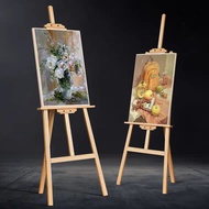 GST 175cm Pine Wood Easel Stand-Wooden Easel For Artwork Display and Outdoor Advertisement