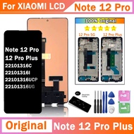 6.7"AMOLED For Xiaomi Redmi Note 12 Pro 12 Pro+ 12Pro Plus 5G 22101316C 22101316UCP lcd display touc