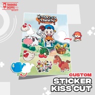 Print Sticker Die Cut/Kiss Cut/Print Cut Custom A6