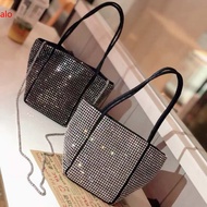 Cotopaxi Shiling Bags European And American Fashion Super Shiny Silver Dinner Bags Water Diamond Han